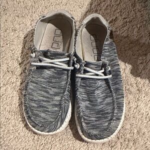 Hey Dude Dark Grey slip ons